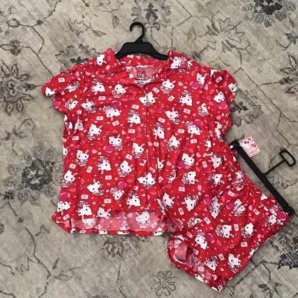 Hello Kitty Other - Hello Kitty Red and White Top
